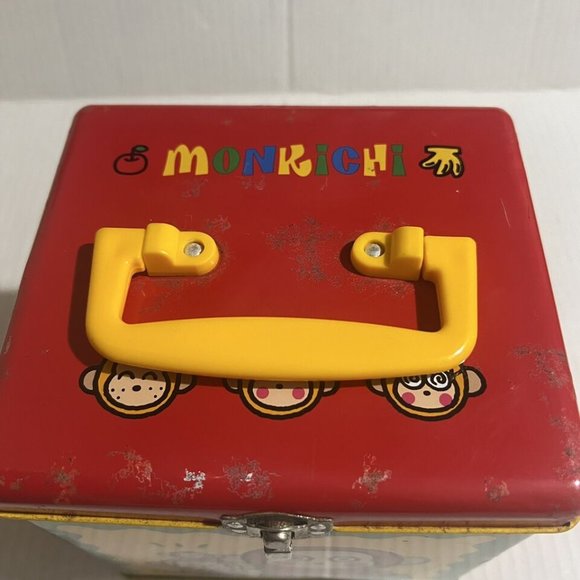 Sanrio Yellow Metal Toy Box with Monkey Design - Picture 8 of 10